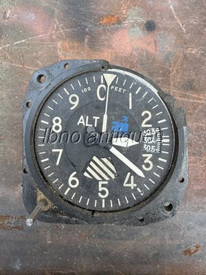 VINTAGE ALTIMETER /ENCODER AERO MECHANISM / UNTESTED / SOLD AS IS
