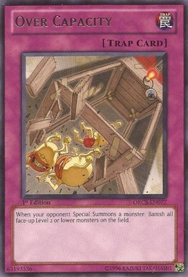 Over Capacity - ORCS-EN077 - Rare - Unlimited Edition - Heavily Played