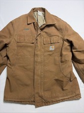 Carhartt FR Flame Resistant Duck Jacket Brown 101618 211 Mens XL Regular HRC 4