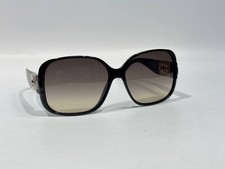 Vintage Gucci Sunglasses Black Frame with Brown Gradient Lenses Original Case