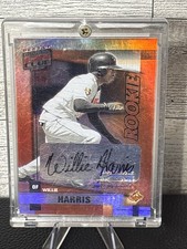 2002 Donruss Best of Fan Club - Willie Harris #201 Autographs /1350 (AU)