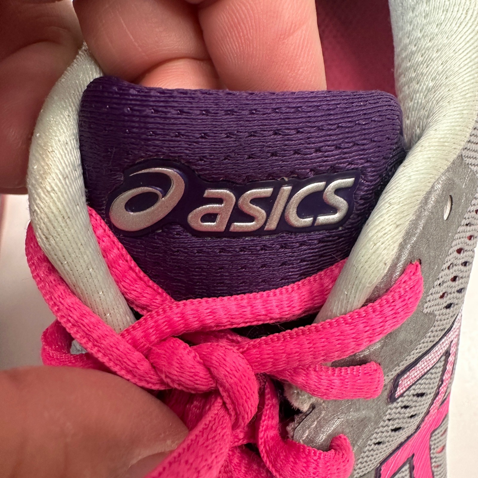 Asics Gel-Kayano Running Shoes Athletic Comfort Activewear Gray Pink Women's 9.5 thumbnail 7
