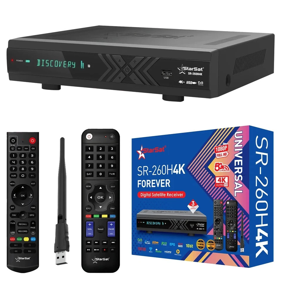 starsat sr 260 4k forever 5g digital satellite receiver | eBay