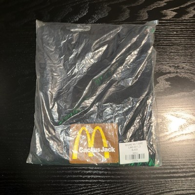 Travis Scott X Mc Donalds Purple Logo Cactus Jack Tshirt Size: Small