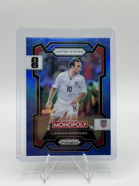 Landon Donavan 2026 Panini Prizm Monopoly FIFA World Cup #48 Blue /15 EBAY 1/1