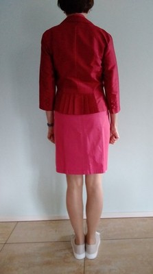 Exquisiter Blazer, Jacket, von s. Oliver selection Gr. 38, 100% Seide, Rot, Neu