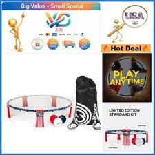 Spikeball 3 Ball Kit for Outdoor Indoor Sports Backyard Beach Park USA Flag R...