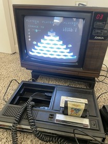 Colecovision Bundle Lot with 32 Coleco Games + Expansion w 12 Atari Games Tested