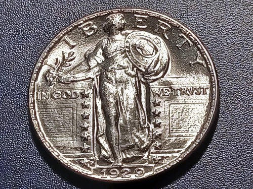 Blazing Gem BU 1929-D FH Standing Liberty Quarter