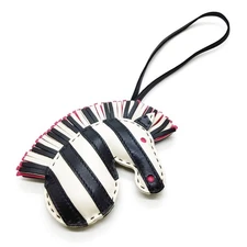 NO TARIFF Hermes Charm Black Whites ZAM 3980671