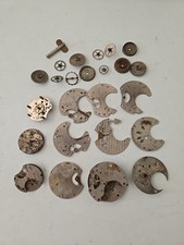 Lot of Assorted Pocket Watch Parts For Watchmaker Repair