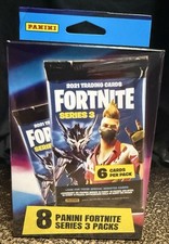 Panini 2021 Fortnite Series 3 Trading Card Hanger Box - 8 Packs Sealed
