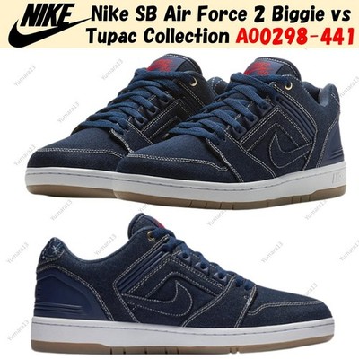 Nike SB Air Force 2 Biggie vs Tupac Collection AO0298-441 Herren Gr.
