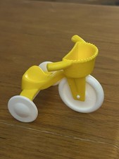 Vintage Weebles Wobble Tree House 1975 Yellow Hasbro Plastic Trike Tricycle