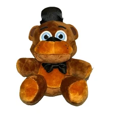 Jazwares FNAF Five Nights at Freddy's Classic Freddy Bear 8" Plush w/ GITD eyes