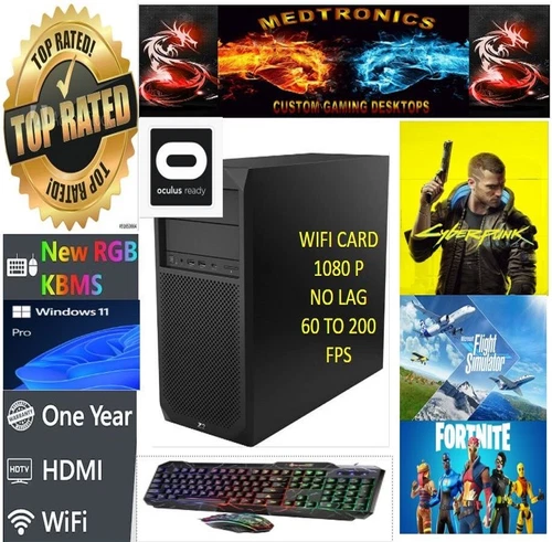 i9-9900K HP Z2 G4 MT Gaming Desktop PC RTX 5060 4060 4070 1TB SSD 4TB 64GB GIFT