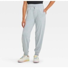 NEW SMALL Gray Girls Soft Stretch Jogger Pants - All In Motion