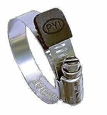 PYI Durable EPDM Rubber Hose Clamps Jacket Protectors Black 100/Pk CJ-121-00