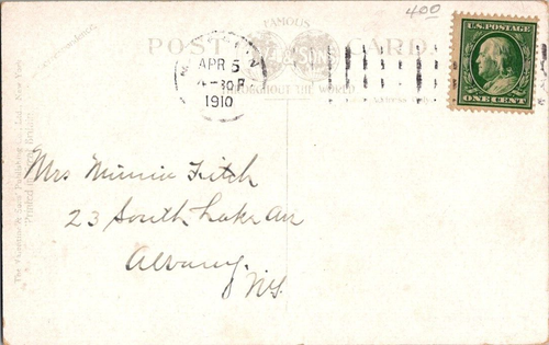 Malone New York high school 1910 postcard a99 - Picture 2 of 2