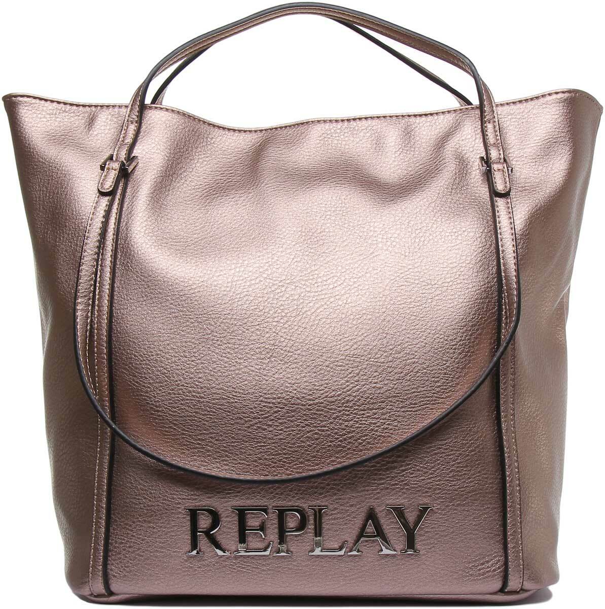 boohoo rose gold bag