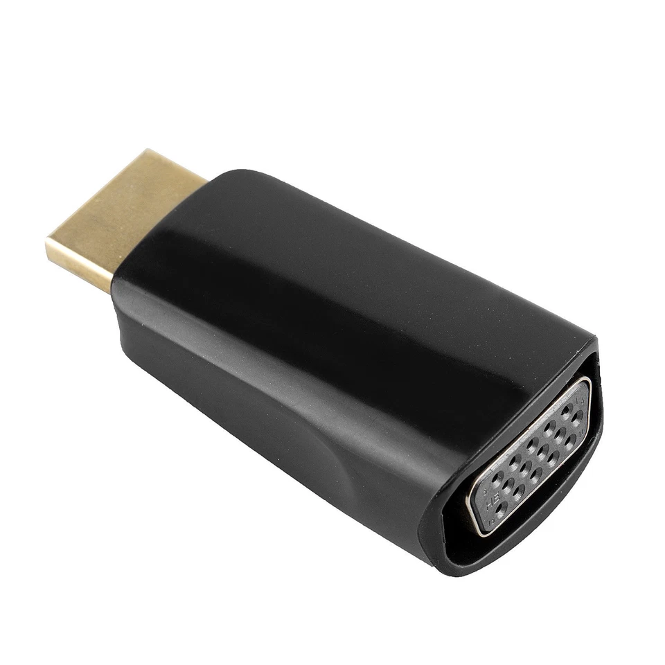 HDMI Male to VGA Female Adapter Microscope Camera LCD 1080P Video Port Converter - Image 3 of 4