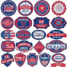 Made In The USA Die-Cut Stickers 12"X12"-Labels