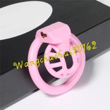2022 New Pink Cobra Male Chastity Cage Lock Device With 4 Rings Shackle Device