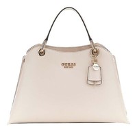 Guess Eco Evaine Girlfriend Satchel UmhäNgetasche Handtasche Stone Hellgrau Neu