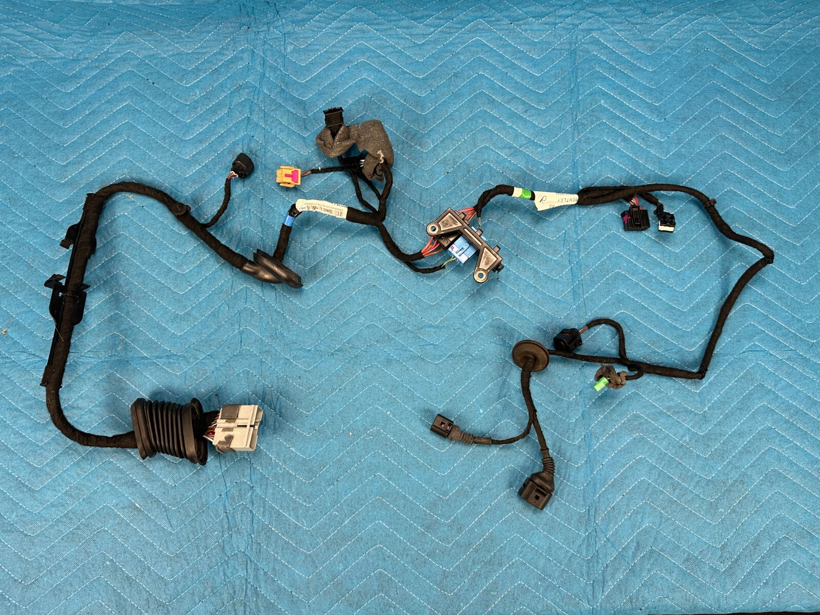 Bentley Cont Flying Spur Rear Door Wiring Harness Passenger's Side 2006-2012 OEM