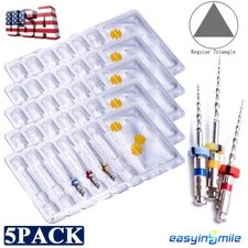 Endo NITI File Dental Endodontic Retreatment Files Root Canal Rotary Files 5Pack