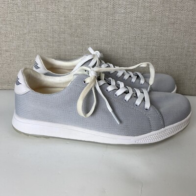 STRAIGHT DOWN Golf Shoes Womens Size 10 Gray White Lace Up