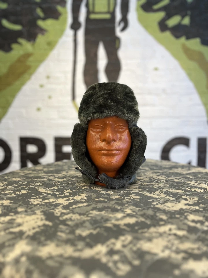 Excellent - Medium - Winter Flyer's Helmet Liner B-9B US Military Air Force Hat - Image 2 of 4