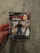 WWE DOMINO JAKKS BUILD 'N' BRAWL SERIES 4 WRESTLING ACTION FIGURE DELUXE