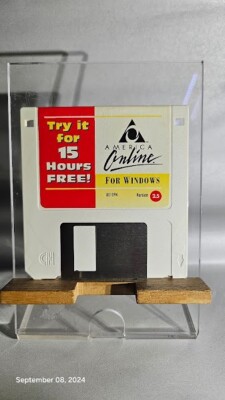 FLOPPY DISK Free! 15 Hours of America Online! AOL for Windows 2.5 PC 1995