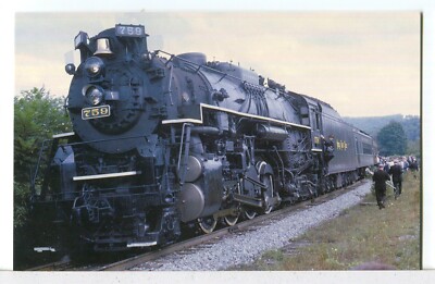 1969 - Nickel Plate 2-8-4 #759 with an Excursion at Treichler, PA Train Postcard