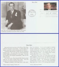 USA4 #3882 U/A MYSTIC FDC   Moss Hart