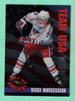 (1) VICKI MOVSESSIAN  1994 CLASSIC # W23 WOMAN TEAM USA ROOKIE NM+  CARD (I7388)