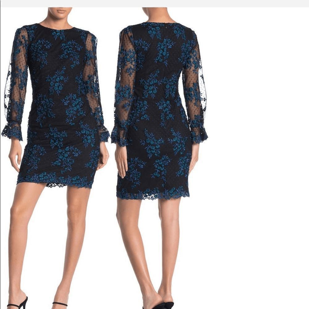 Taylor mesh floral dresses size 6 | eBay