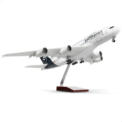 A380 German 1/160 Large Scale Airplane Model -18 inches Airbus a380 Die-cast ...