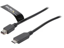 StarTech.com CDP2MDPMM6B 6ft / 2m USB-C to Mini DisplayPort Cable - 4K 60Hz - Bl