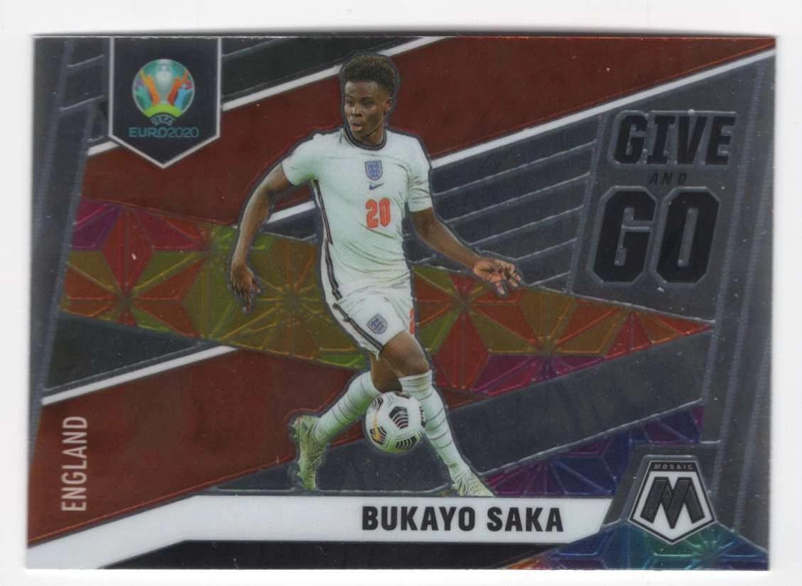 Panini Mosaic UEFA Euro 2020 Bukayo Saka #26 2021 for sale | eBay