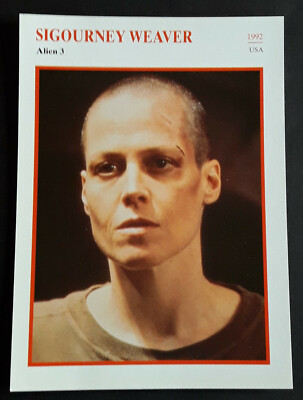 Schauspielerin SIGOURNEY WEAVER | Portrait | Star-Foto / Sammelbild-Karte #970
