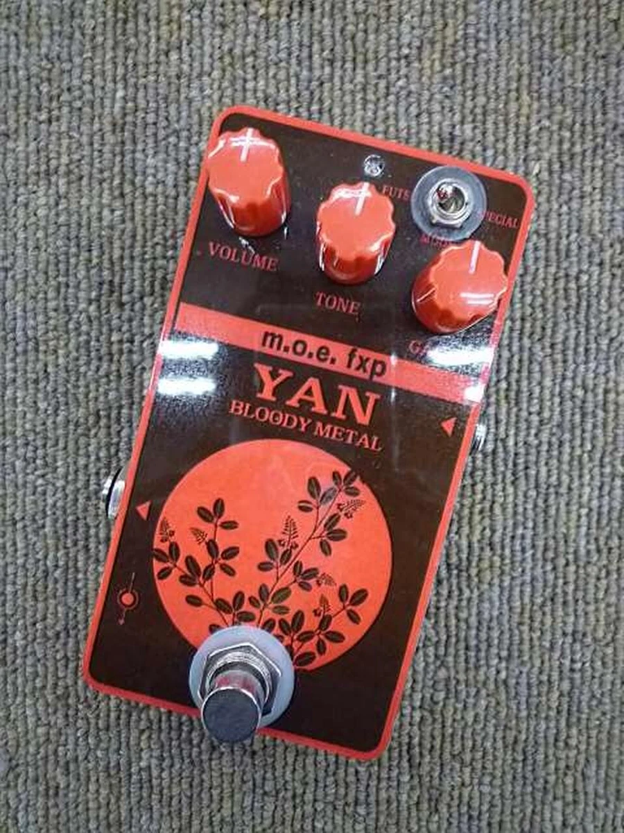 M.O.E. FXP Yan Bloody Metal High Gain Distortion Guitar Effect Pedal with Box