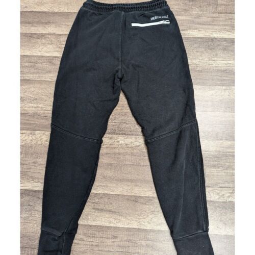 American Eagle Sweatpants Zip Pockets Mesh Breathable Drawstring Small - Picture 4 of 6