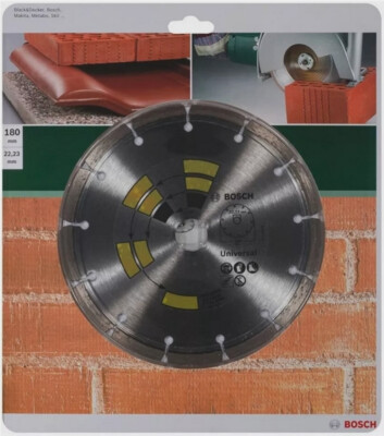 Bosch Diamanttrennscheibe Beton 180 x 22,23 mm Universal 2609256402