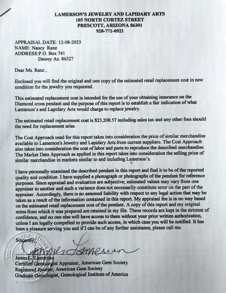 Potente Cruz de Diamantes Oro Blanco 14K Diamantes Corte Princesa Valorados $23,208.00 Foto 3 de 4