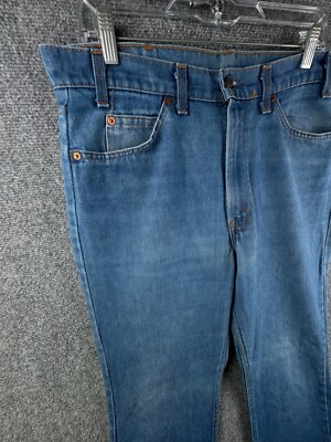 VTG Levi's 40517 0913 Orange Tab Denim Jeans Blue USA Made Cotton