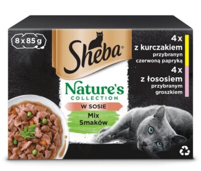 3065890149878 SHEBA Nature's Collection Mix - Nassfutter für Katzen - 8x85g