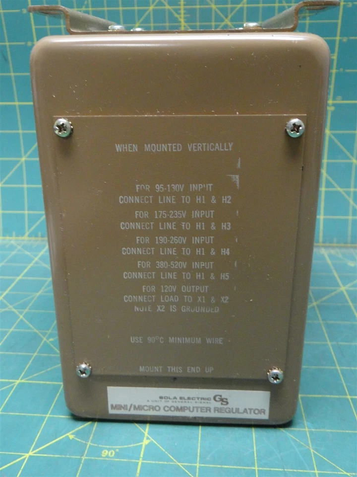 SolaHD 63-23-125-4 Electric Power Filter 120VAC Hardwired Series Transformer - Image 4 of 4