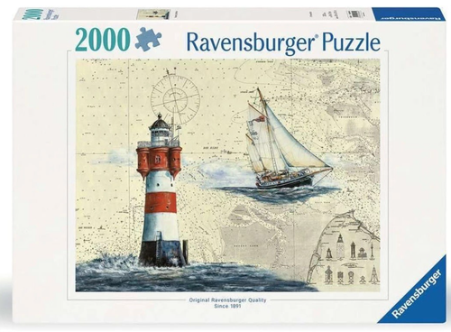 NEW Ravensburger Jigsaw Puzzle 2000 Pieces 12000804 Romantic Lighthouse